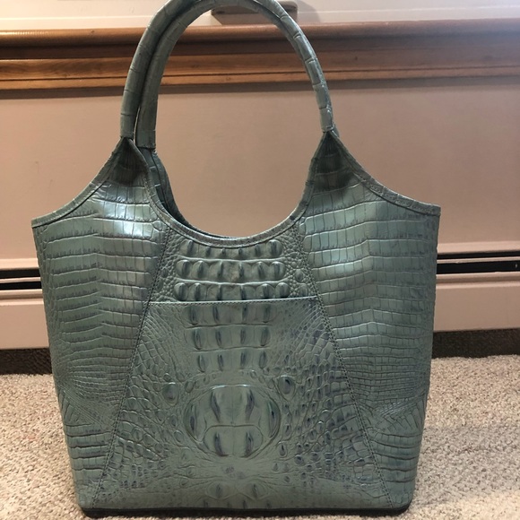 brahmin carla leather tote